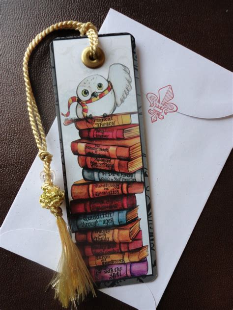 harry potter themed bookmarks